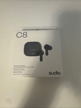 Sudio C8 True Wireless Earbuds - Black